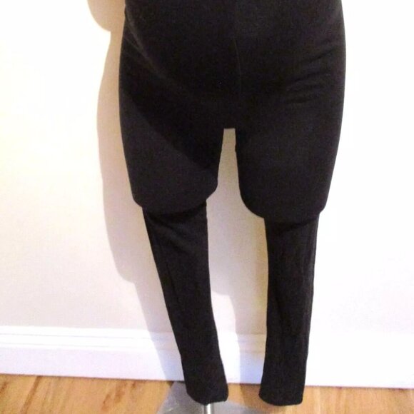 BLOOMING MARVELLOUS MATERNITY BLACK OVER BUMP FULL LENGTH LEGGINGS SIZE 8 - Picture 2 of 2